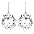 Sterling Silver 'Peace Doves' Earrings (Mexico)