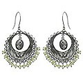 Peridot 'Antique Lace' Earrings (Indonesia)