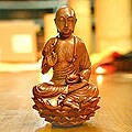 Wood 'Divine Serenity' Statuette (Indonesia)