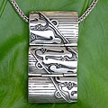 Sterling Silver 'Silver Desert' Necklace (Indonesia)