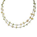'Ocean Art' Pearl and Citrine Necklace (Thailand)