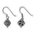 Sterling Silver 'Blue Snail' Earrings(Thailand)