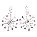 Amethyst 'Violet Stars' Earrings (India)