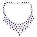 Amethyst 'Mystical Star' Necklace (India)