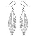 Sterling Silver 'Tendrils' Earrings (Thailand)