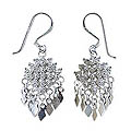 Silver 'Pikun Flowers' Earrings (Thailand)