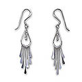 Silver 'Silver Rain' Earrings (Thailand)