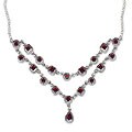 'Crimson Rain' Garnet Necklace (India)