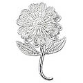 'Filigree Flower' Brooch (Thailand)