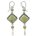 Sterling Silver Serpentine 'Legacy' Earrings (Peru)