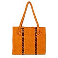 Wool 'Zapotec Orange' Handbag (Mexico)