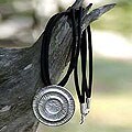 Silk and Silver 'Centrifugal' Choker (Thailand)