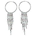 Garnet and Moonstone 'Moonbeams' Earrings (Thailand)