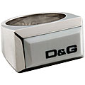 Dolce & Gabbana Men's Silvertone Metal Ring