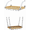 Natural Wood Ceiling/ Wall 6-bottle Wine Rack