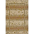 Hand-tufted Nadine Ivory Wool Rug (2' x 7')