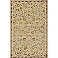 Amelia Ivory Wool Rug (2' x 4')