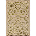 Hand-tufted Amelia Ivory Wool Rug (8' x 11')