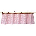 Tadpoles Field of Flowers Periwinkle Tie-top Valance