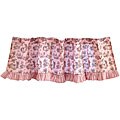 Tadpoles Pink and Brown Toile Window Valance