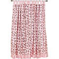 Tadpoles Pink and Brown Toile Curtain Panels (Set of 2)