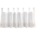 Tadpoles Indian Summer Embroidered Window Valance