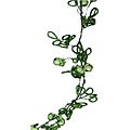 Green Beaded Garland Set (Set of 2)