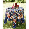 Kashmir Indigo Tablecloth (71 in. x 128 in.)