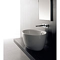 Scarabeo Matty Oval White Bathroom Sink