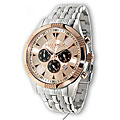 Haurex Italy Equinox Men's Steel Chronograph Watch