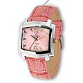 Haurex Italy City Women's Pink Leather Strap Watch