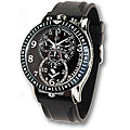 Haurex Italy Raptor Men's Dual Time Black Watch