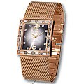 Haurex Italy Malin Women's Rose Goldtone Crystal Watch