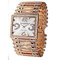 Haurex Italy Red Rose Women's Crystal Watch