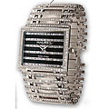 Haurex Italy Red Rose Women's Crystal Watch