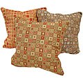 Disco Feather Throw Pillows (Set of 2)