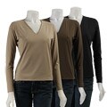 Spooney Women's Long-sleeve V-neck T-shirt