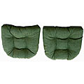All-weather Green Dining Chair Cushions (Set of 2)
