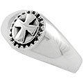 Sterling Silver Cross Ring