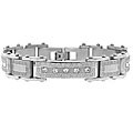 Stainless Steel Cubic Zirconia Bracelet