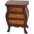 Three-Drawer Calligraphy End Table (China)