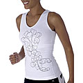 Danskin Women's Cross-training Deco Swirl Tank Top