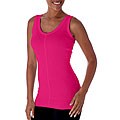 Danskin Women's Pima Cotton Double-V Tank Top