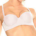 Carrie Amber Spreegirl Silicone Push-up White Bra