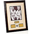 Jack Nicklaus and Arnold Palmer Framed Golf Plaque