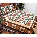 Winter Cabin Quilt Set