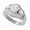 Sterling Silver Cubic Zirconia Ring