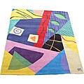 Indo Tufted Multi-colored Rug (7'10 x 9'4)