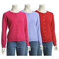 Lusso Women's Cashmere Cardigan Sweaters