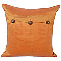 Handmade Dark Gold Thai Silk Cushion Cover